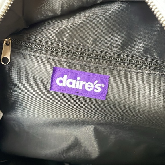 + CLAIRE’S + Quilted Faux Leather Backpack - Picture 14 of 15